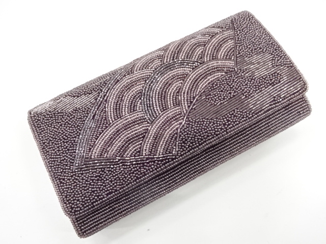 JAPANESE KIMONO / BEADS HANDBAG